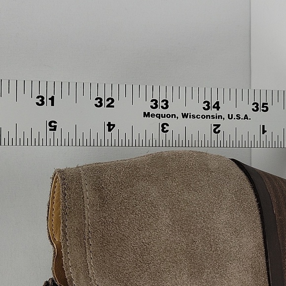 Lucky Brand Barstyn Boho Chic Ankle Boots Tan Size 8.5 - Picture 14 of 15